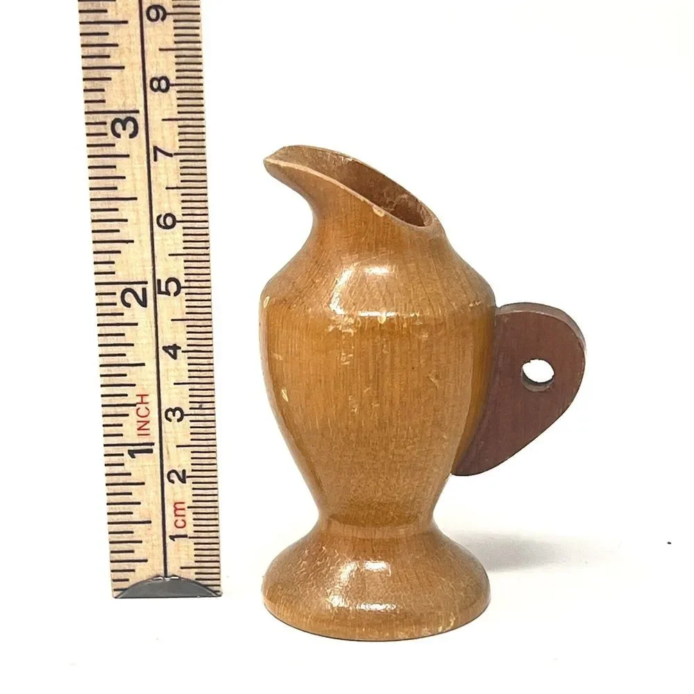Genuine Myrtlewood Products Bud Vase Pottery Wooden 3